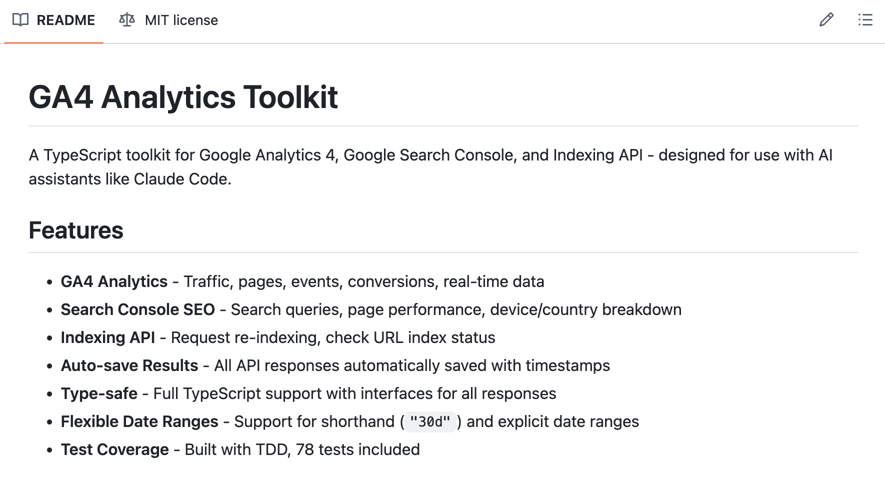 GA4 Toolkit